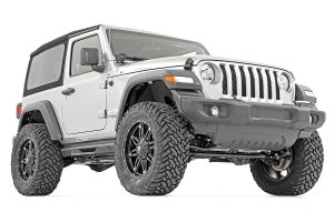 Jeep Wrangler Suspension Lift Kit - Front + Rear - Rough Country - 3.5in Lift + Adjustable Vertex Reservoir - '18-'23
